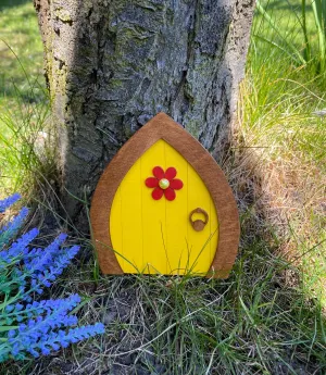 Yellow Garden Fairy Door